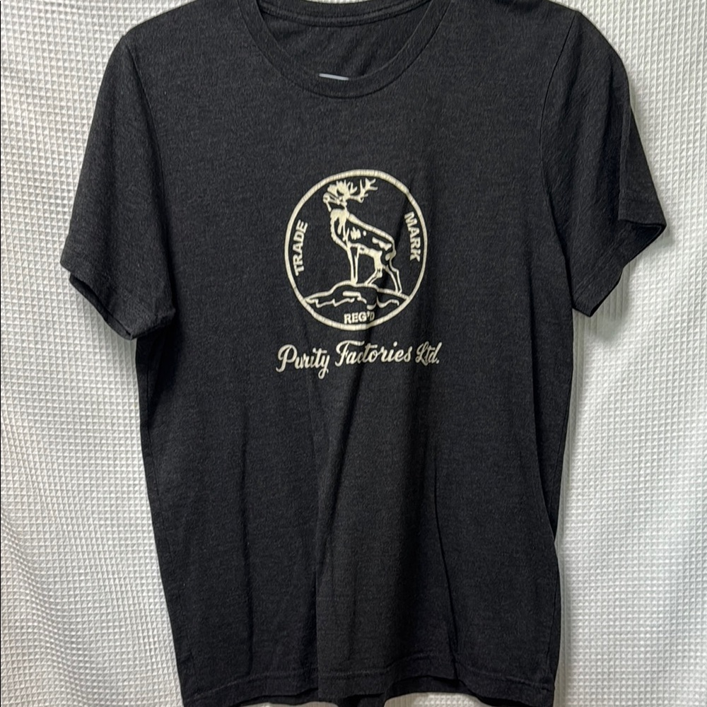 Black Graphic T-Shirt with Logo